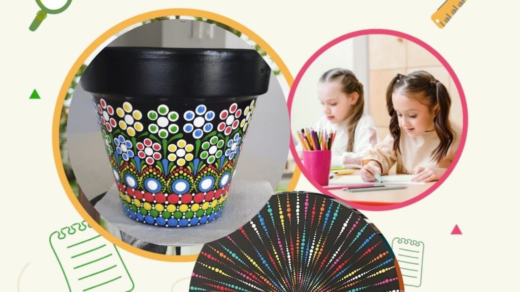 Dot Art Stone Painting Ideas for Children's