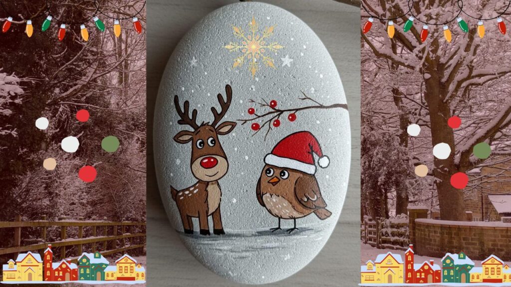 Seasonal Rock Painting Ideas for Winter