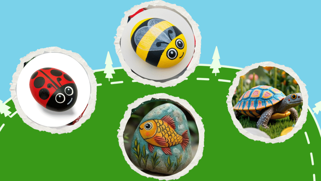 Basic Animal Rock Painting Ideas specially for Beginners