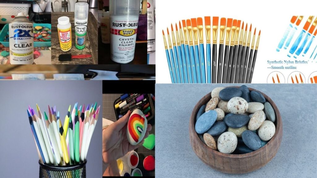 Necessary Supplies for Painting Animal Rocks