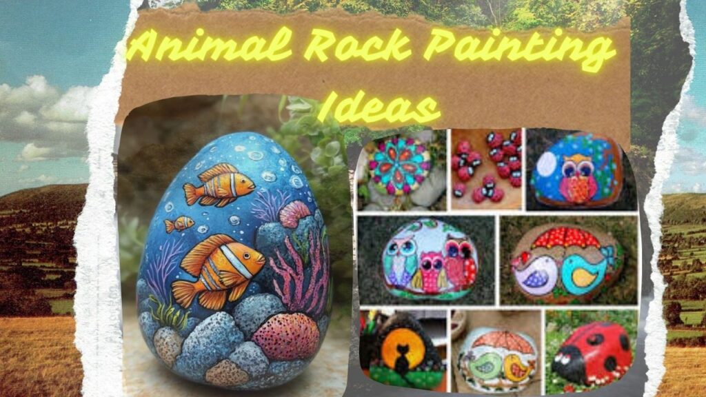 Animal Rock painting ideas
