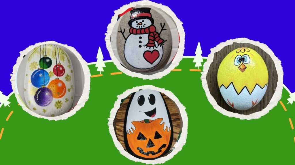 Rock Painting Ideas for Seasonal Events and Holiday