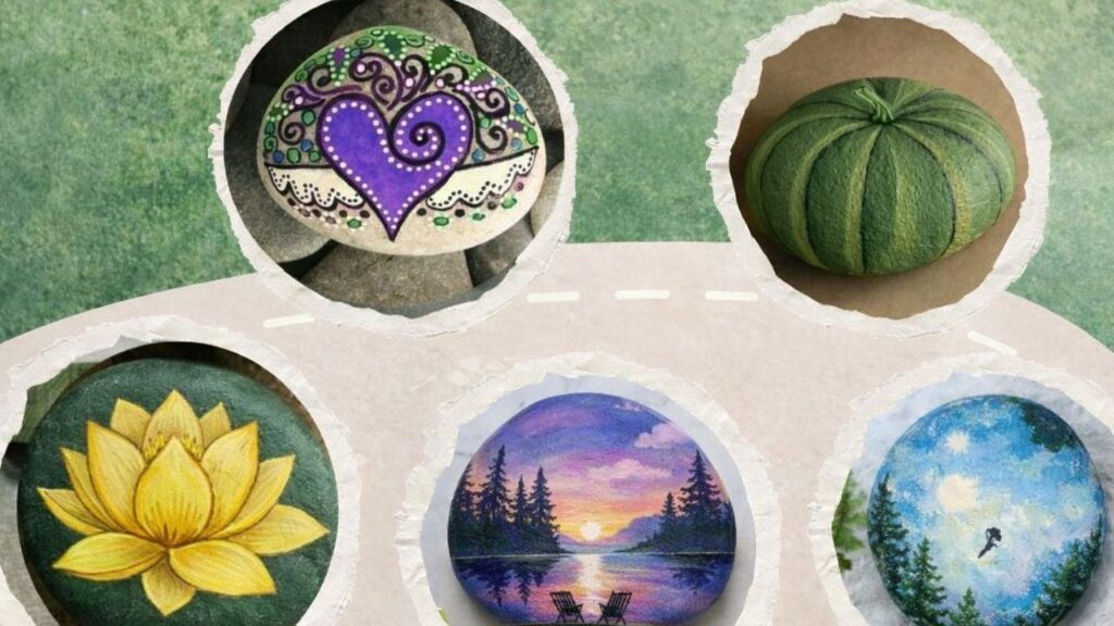 Designs with a Theme of Kindness Rock Painting Ideas