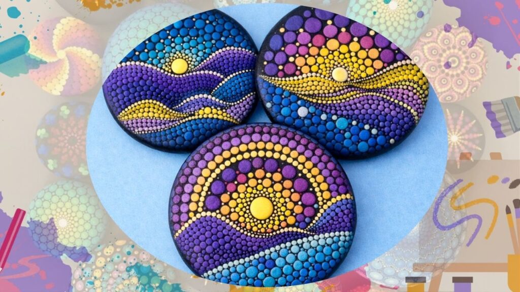 Mandala rock painting ideas